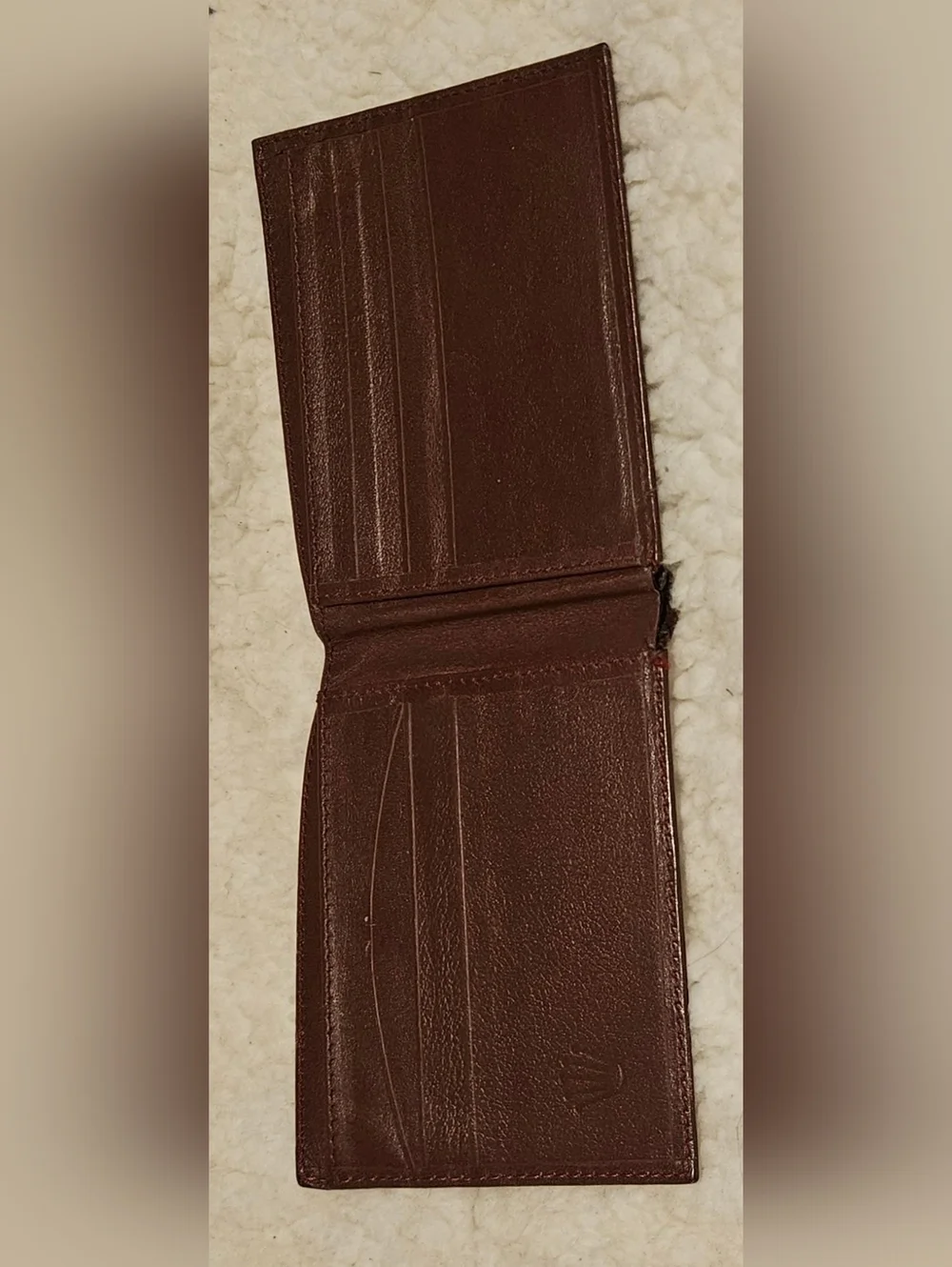 Authentic Vintage Rolex Vintage Burgundy Leather Bifold Wallet Genève Suisse Men